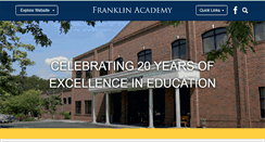 Desktop Screenshot of franklinacademy.org