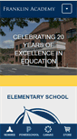 Mobile Screenshot of franklinacademy.org